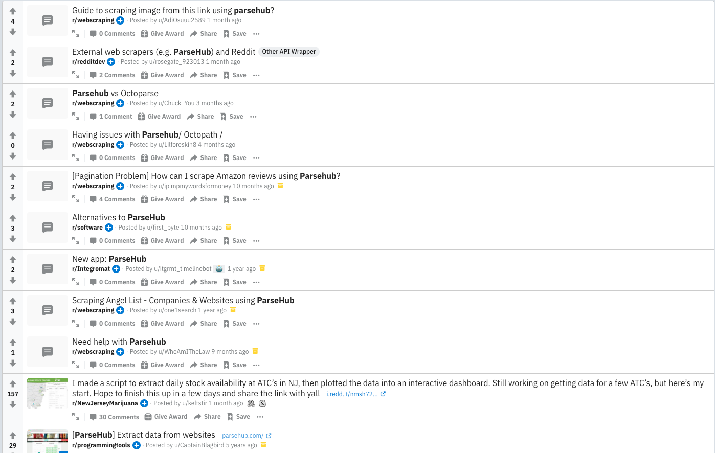 Using reddit for customer feedback